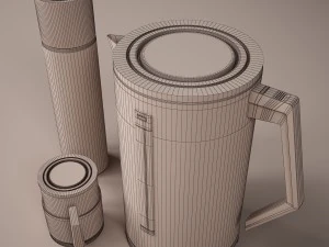 teapot thermos mug 3D Model