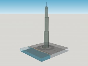 sky scraper model Modèle 3D