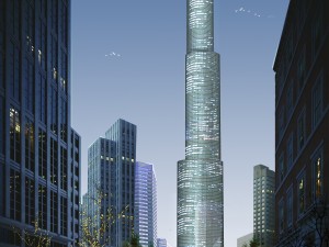 sky scraper model Modèle 3D