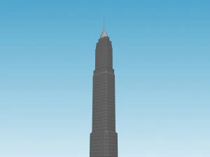 commercial - residential skyscraper 3D Model