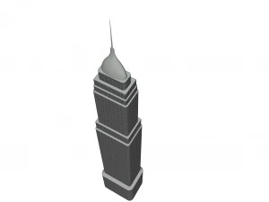 commercial - residential skyscraper 3D Model