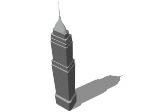 commercial - residential skyscraper Modelo 3D
