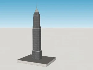 commercial - residential skyscraper 3D Model
