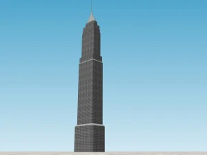 commercial - residential skyscraper 3D Model