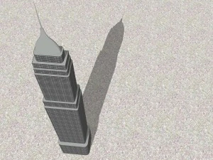 commercial - residential skyscraper 3D Model