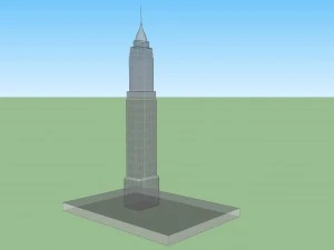 commercial - residential skyscraper 3D Model