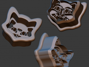 cookie shape Modelo 3D