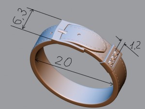 ring-belt Model 3D