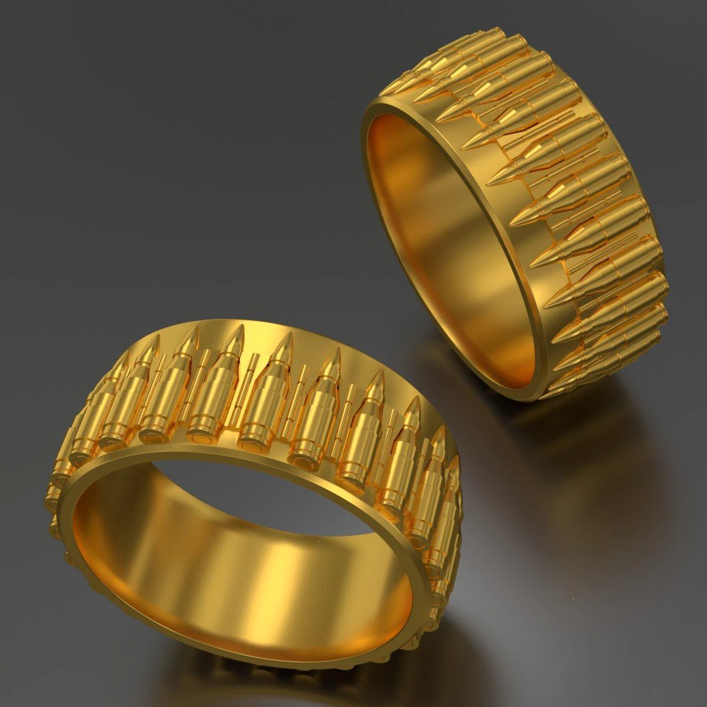 ring-bullet 3D Model .c4d .max .obj .3ds .fbx .stl .blend 