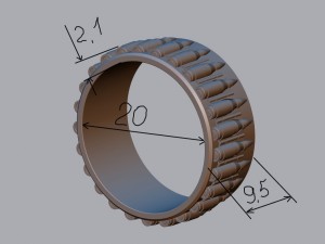 ring-bullet 3D Модель
