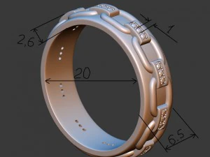 ring-chain 3D Model
