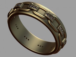 ring-chain Modelo 3D
