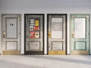 loft doors from doors brothers 3D Model