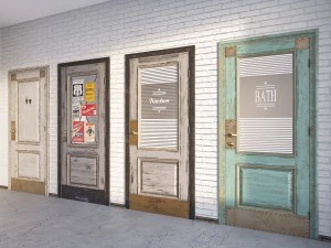 loft doors from doors brothers 3D Model
