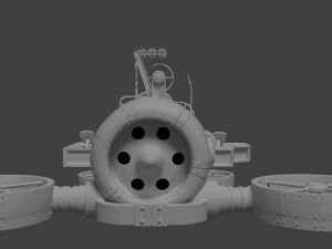 old rusty air car 3D Model