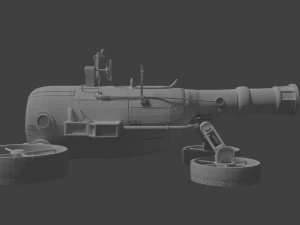old rusty air car 3D Model