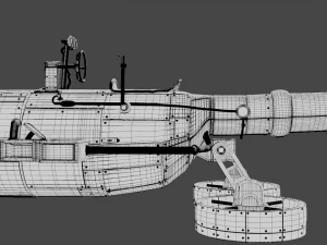 old rusty air car 3D Model