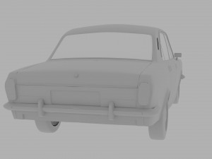 gaz-24 volga 3D Model