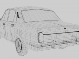 gaz-24 volga 3D Model