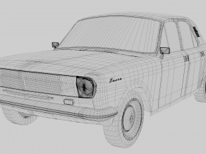gaz-24 volga 3D Model