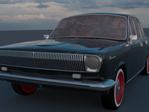 gaz-24 volga 3D Model