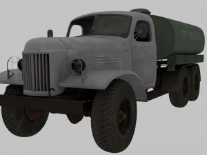 zil 157 fuel truck Modelo 3D