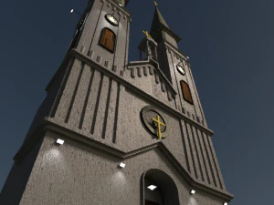 chiesa cattolica Modello 3D