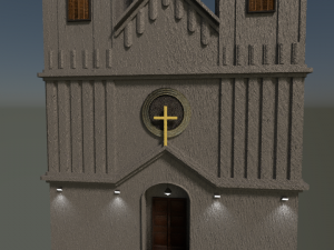 catholic church 3D मॉडल