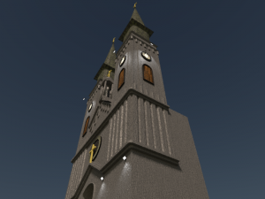 catholic church 3D मॉडल