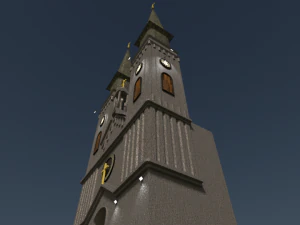 catholic church 3D Model
