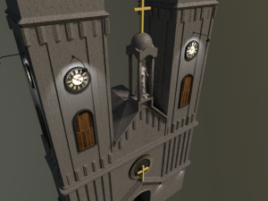 catholic church 3D मॉडल