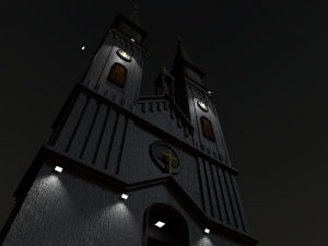 catholic church 3D मॉडल