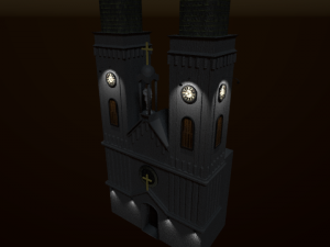 catholic church 3D मॉडल