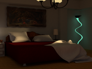 beautiful bedroom Model 3D