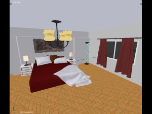 beautiful bedroom 3D Model