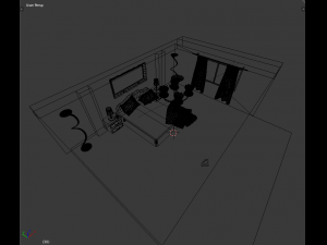 beautiful bedroom Model 3D
