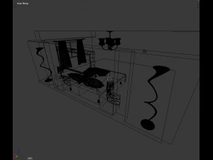 beautiful bedroom 3D Model