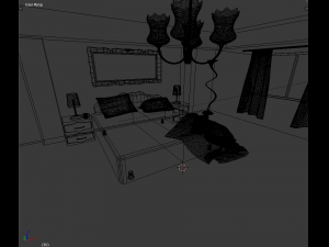 beautiful bedroom Model 3D