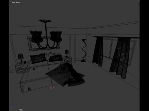 beautiful bedroom Model 3D