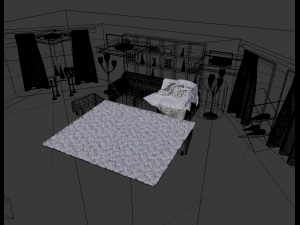 beautiful room for relaxing 3D Model