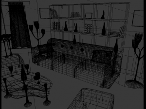 beautiful room for relaxing 3D Model