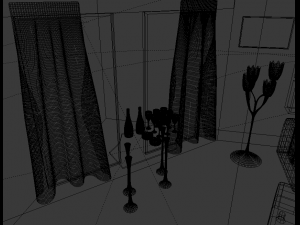 beautiful room for relaxing 3D Model