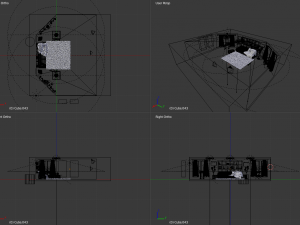 beautiful room for relaxing 3D Model