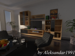 beautiful simple room Model 3D