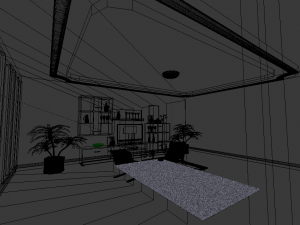 beautiful simple room 3D 模型