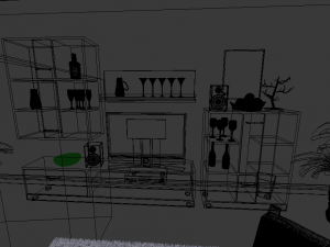 beautiful simple room 3D 模型