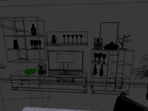 beautiful simple room 3D Model