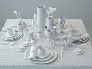 tableware 1 3D Model