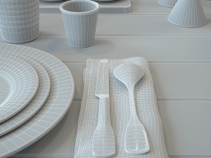 tableware 2 Model 3D