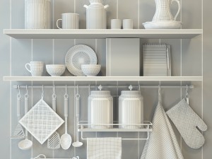 set for kitchen 1 3D 모델